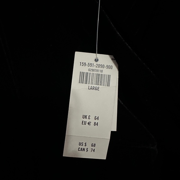 Abercrombie Velvet V-Neck Mini Dress - Picture 4 of 4